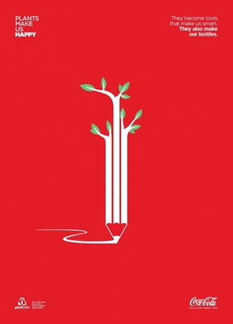 綠色暢爽，共筑可持續(xù)未來——可口可樂環(huán)保主題廣告設(shè)計(jì)